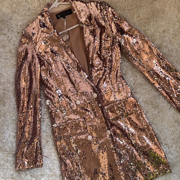 Endless Rose Sequin Blazer Jacket - Picture 15 of 17